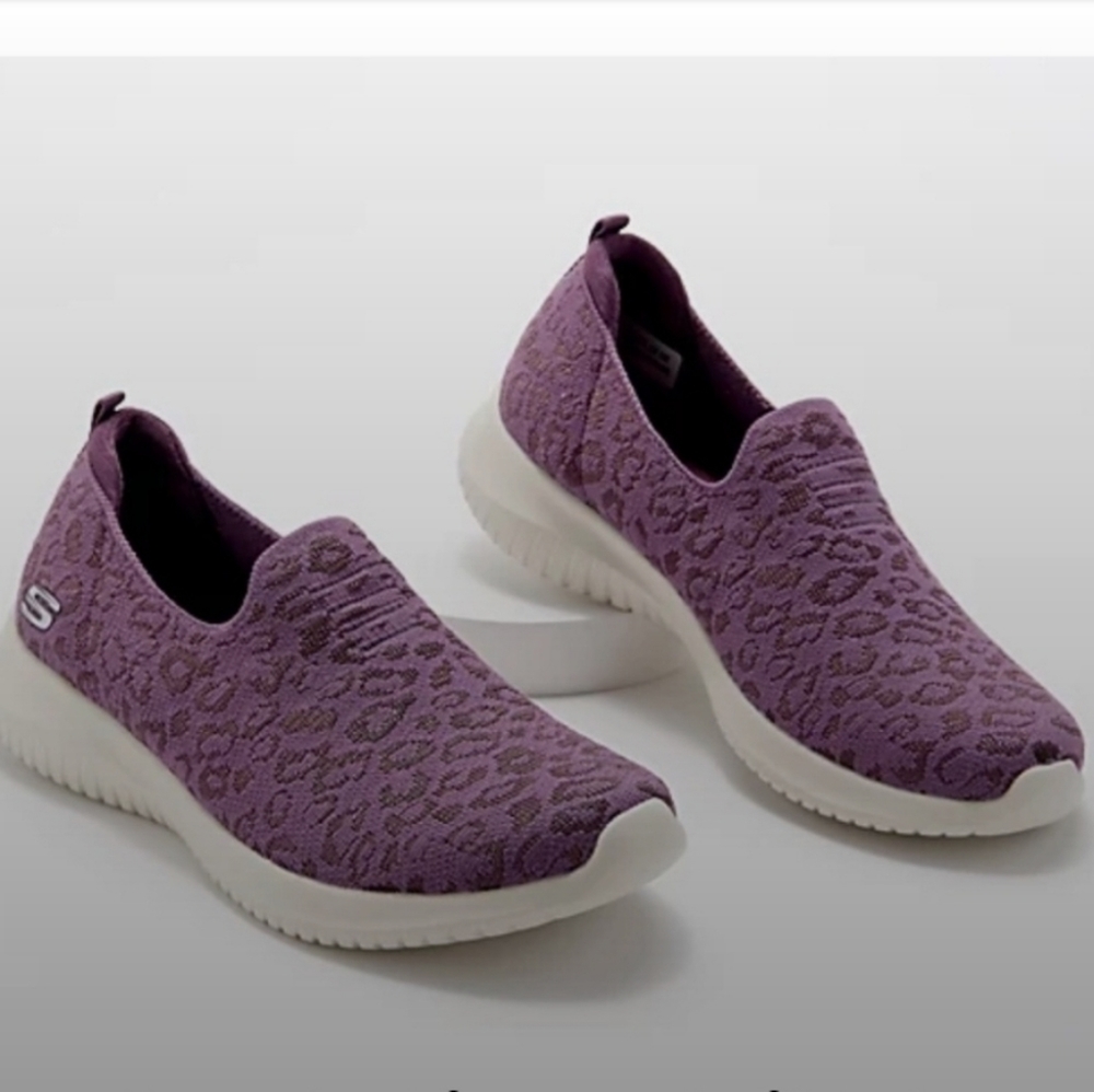 Skechers Ultra Flex Jacquard Slip-On Shoes